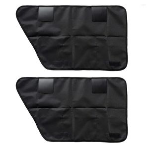 Capas de assento de carro de cachorro 2 PCs Tampa da porta de tapete Anti Scratch guarda