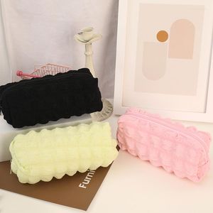 Cute Puffs Pencil Case Kawaii Stationery Pen Estuche Escolar Astuccio per matite di grande capacità Materiale scolastico Trousse Pouch