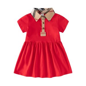 Summowa dziewczyna sukienka dla dzieci odzież z krótkim rękawem Dzieci