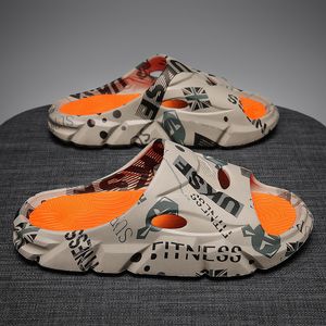 Slippers Original Brand Style Mens Sandals Summer Fashion Thick Bottom Antislip Slipon Casual Camouflage Beach Shoes 230510