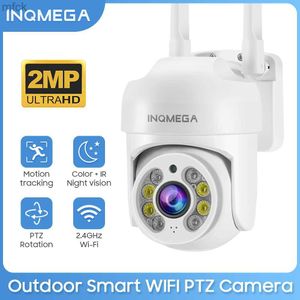 Telecamere di bordo INQMEGA 1080P PTZ Wireless IP Camera Outdoor impermeabile 4X Zoom digitale Speed Dome 1 Inch Mini WiFi Security CCTV Camera ICSEE