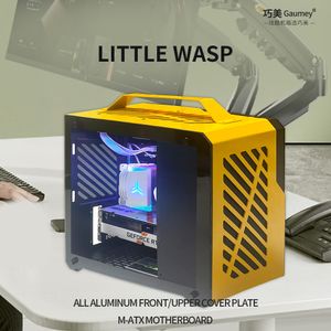 Telaio da gioco telaio per computer portatile desktop MATX telaio piccolo telaio itx telaio e-sport trasparente raffreddato ad acqua