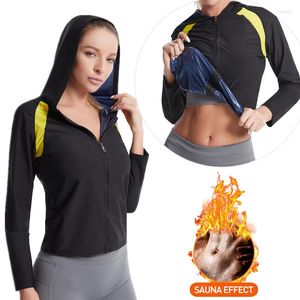 Intimo modellante da donna YAGIMI Sauna Shirt Women Weight Loss Jacket Sweat Suit Body Shapewear Trimmer Waist Trainer Allenamento Dimagrante Canotte