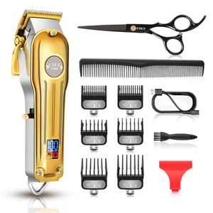Kabellose Haarschneidemaschine für Männer, CIICII Friseurschere zum Haarschneiden – 12-teiliges Herren-Pflegeset für Bart-, Gesichts- und Ohrenhaarschneider