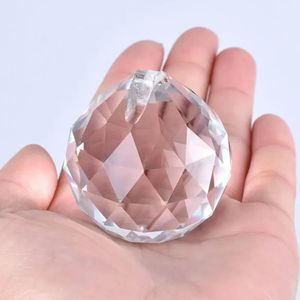 Dekoracje świąteczne Crystalsuncatcher Clear Crystal Ball Prism Suncatcher Rainbow Cendants Wiszący Kryształy Prism do Windows Car 20 mm hurtowo GG