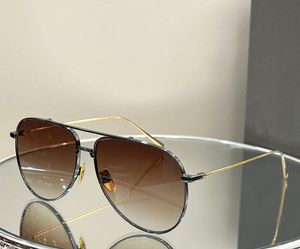 Óculos de sol clássicos de piloto matel/gradiente marrom homens homens de verão gastas gafas de sol designers de óculos de sol tons occhiali da solteira uv400 holyewear