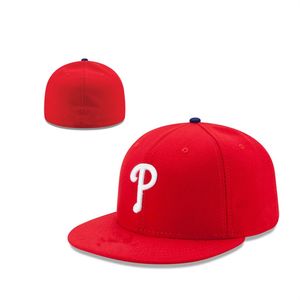 2023 One Piece Fitted Caps Good Sales Summer Reds Letter Baseball Snapback Caps Gorras Bones Män kvinnor Casual Outdoor Sport Fited Hat P5