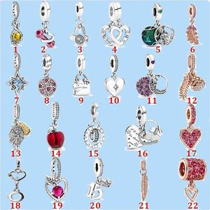 Ciondoli in argento 925 con perline adatte a ciondolo Pandora San Valentino New Planet Accessori fai da te