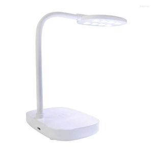 Lampy stołowe lampa lampy led lampa lampa USB Szybka sucha suszarka do utwardzania obrotowego do manicure domek UV żel