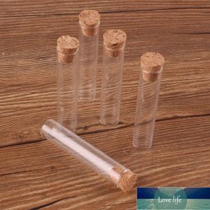 100pcs 12*60mm 4ml Mini Glass Test Tube with Cork Stopper Bottles Jars Vials Container DIY Craft All-match