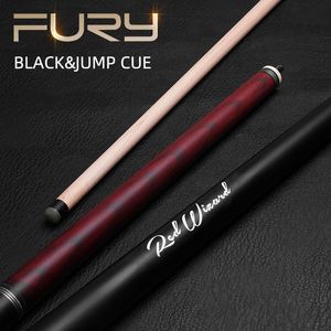 Cues de bilhar Fury Break Jump Red Wizard Series eixo de bordo 13 mm tip stick bastão de piscina profissional JJump estilo 230512