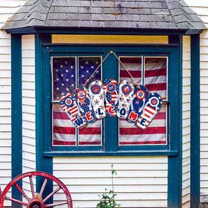 Supplies Lovely welcome sign attractive decorative ornamental independence patriotic dwarf pendant P230512