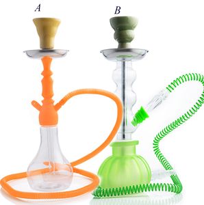 Thick Hookah Shisha One Hose Colors Cup Bongs Water Pipes Hookahs Set Smoke For Tobacco