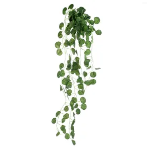 Dekorativa blommor Vine Garland Artificial Hanging Air Plants Fake Wall Decor Vines Room Wedding Decoration