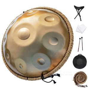 432HZ handpan drum 18 inch 9 notes G minor steel tongue drum meditation instrument beginner tambor yoga instrument gift