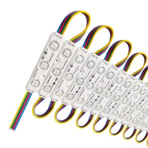 Crestech168 Superhelles 3-LED-Modul RGB 5050 SMD-LED, wasserdicht, dekoratives Schaufenster-LED-Licht für Buchstabenschilder, Werbeschilder