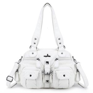 Evening Bags Women Small Handbags Satchel Tophandle Handbag PU Shoulder Bag 8x11 Dumpling Pack Multipockets Shoulder Bags 230511