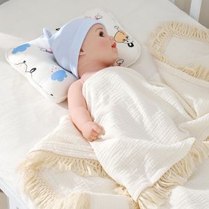 Pillows Baby Sleep born Support Concave Cartoon Print Molding Pad 230512