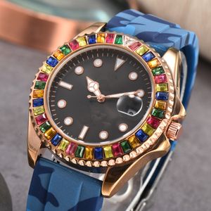 Oglądaj zegarki kwarcowe męskie 36 mm srebrna opaska wodoodporna Wszystkie stali nierdzewne Designer mody Designer Wristwatch RO17