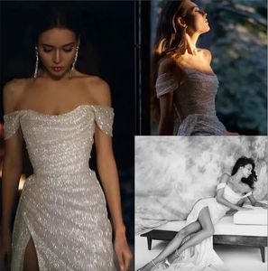 Evening Dresses Custom Made Off Shoulder High Spit Floor-Length With Cloak New items Prom Dresses