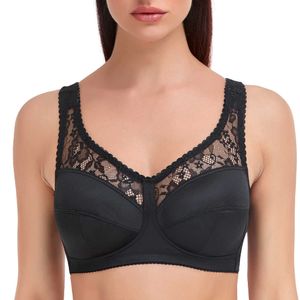 Reggiseni Minimizer Reggiseno Donna Sfoderato Copertura completa Pizzo Senza coppe morbide non imbottite Taglie forti 36 38 40 42 44 46 48 50 52 54 BCDEFGH P230512