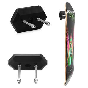 Scooter Parts Accessories 1Pc Skateboard Display Rack ABS Wall Stand Fixed Mount Indoor Floating Storage No Punching Bracket Quick Installation 230512