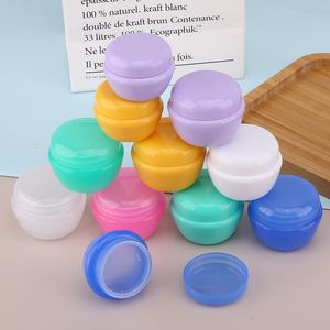 5g/10g/20g/30g Empty Plastic Travel Cosmetic Jars Makeup Container Mushroom Bottles Vials Face Cream Sample Pots Gel Boxes