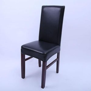 Stol täcker läder elastiska moderna matsal för kök pokrowce na krzesla funda silla housse de chaise stoelhoezen eetkamerchair