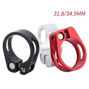 Nya cykelcykelstol Post Clamp Aluminium Alloy Cycling Saddle Seat Clamps för 27.2/30.8/31.6mm cykeldelar Sittstolpe 069