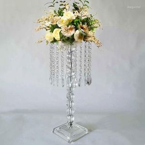 Party Decoration 12st) Bröllopskristall Akryl Flower Stand Vase Centerpieces For Wedding Table Event 1526