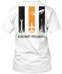 Herren T-Shirts Männer Shirt Stolzer Flugzeugmechaniker Frauen T-Shirt