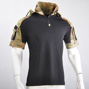 Jerseys Men Summer Summer Outdoor camufleado camisa