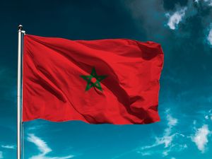 3x5fts 90x150cm Marokko Flagge Nation Polyester Banner direkt ab Werk Großhandel für Innen- und Außendekoration