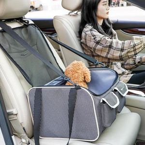 Carrier Car Seat Protector Cover Pet Cats Dogs Puppy Carrier Mesh Travel Hanging Bag