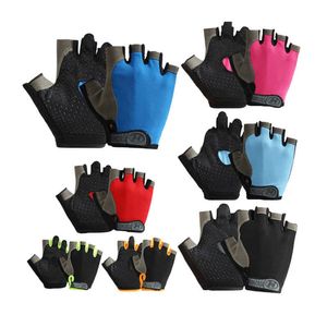 Sports Gloves Cycling Anti-slip Gloves Men Women Gloves Half Finger Breathable Anti-shock Sports Gym Gloves Bicycle Accessories P230512