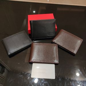 Fashion credit purse multi-function card holder branded mens cropped wallet leather coin purse fold-over pocket envelope pocket original box