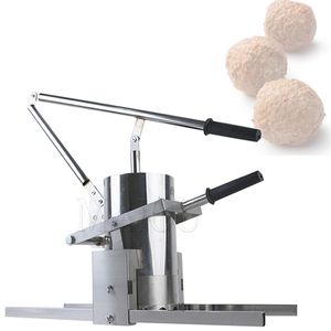 Máquina de almôndegas manual para uso doméstico Máquina formadora de bolas de carne bovina Fabricante de bolas fritas Fabricante de bolas de legumes de porco