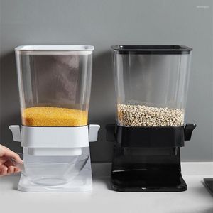 Storage Bottles Universal Cereal Dispenser Sealed Lid Dust-proof Easy Cleaning Dried Food Rice Grain Nut Container