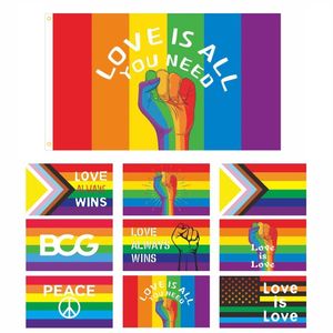 90x150cm homoseksüel Philadelphia Philly LGBT Eşcinsel Gurur Gökkuşağı Bayrağı Özelleştirilmiş Ev Dekoru Eşcinsel Dostu LGBT Bayrak Banner