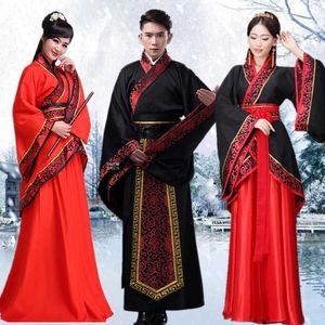 Etniska kläder Hanfu National Chinese Dance Come Men Ancient Cosplay Traditionella kinesiska kläder för kvinnor Hanfu kläder Lady Stage klänning G230428
