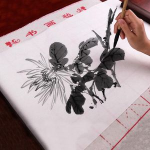Forniture 46x69 cm 100 pz Xuan Carta Cinese SemiRaw Carta di Riso Per La Pittura Cinese Calligrafia O Carta Artigianato forniture
