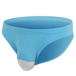 Underpants Men Briefs Antibacterial Cotton Underwear Sexy Big Penis Pouch Breathable Midi Waist Comfortable Bikini Gay Male