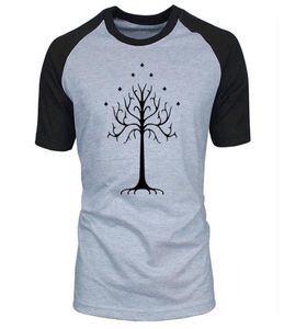 Summer The Hobbit Gondor White Tree Men Short Sleeve Tshirt Lord of Ring Top Fashion Casual O Neck Cotton T Shirt Plus Size 210723904069