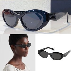 Symbole Black Sunglasses PR26 Acetate Frame Sinuous Slightly Beveled Rims Femininity Refined Three-Dimensional Iconographically SPR26 100% UVA / UVB Protection