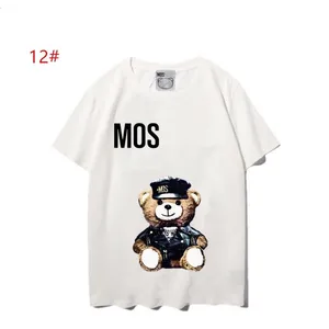 Womens Mens Designers T Shirts Sunmmer Tshirts Fashion Letter Printing Short Sleeve Lady Tees Luxurys Casual Clothes Tops T-Shirts Clothing Moschino 4800