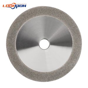 Slijpstenen 3 Polegada 78mm Disco de Moagem Abrasiva de Diamante Plano para Arquivo de Carboneto Moedor Disco 150 Grit com 3/8 