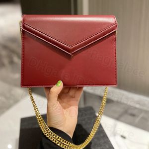 Schöne Umhängetaschen, rote Designer-Handtaschen, einfarbig, Y-Umhängetasche, coole Damen-Farbtotes, Münzgeldbörse, modische Handtasche, einzigartige Totes mit Klappe, 22 cm, Handtaschen mit Klappe