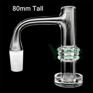 3 Stack Diamond Knot Control Tower Quartz Nail 16mmod 80mm Tall 10mm 14mm Male 90 graders full svets avfasad kant lång terp mixer dab banger yareone grossist