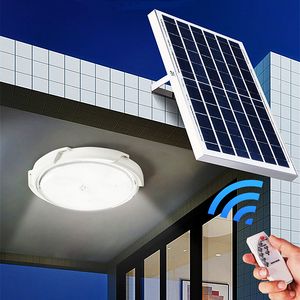 LED Solar garden light Ceiling Light 50W 100W 150W 200W Outdoor Indoor Solar-Power Lamp With 5m wire, Corridor balcony, cabin, RV, emergency, camping