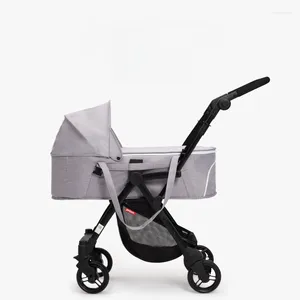 Carrinhos de bebê# carrinhos de bebê 3 em 1 carros de bebês altos carrinhos de carrinho leves podem sentar -se ou deitar Pram portátil dobrar múltiplos q240429